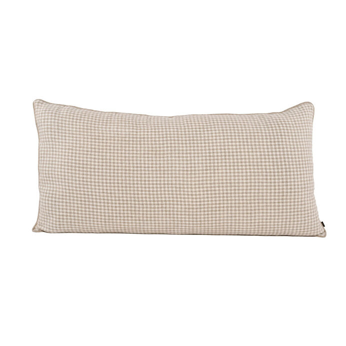 Harmony Textile - Haomy Housse de Coussin PIANA en Lin Tissé