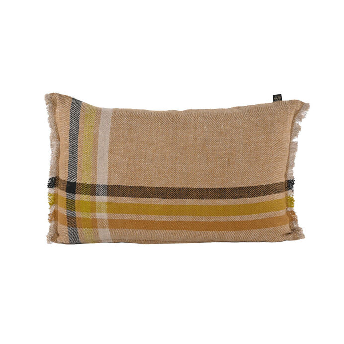 Harmony Textile - Haomy Housse de Coussin MALIBU en Lin Chiné