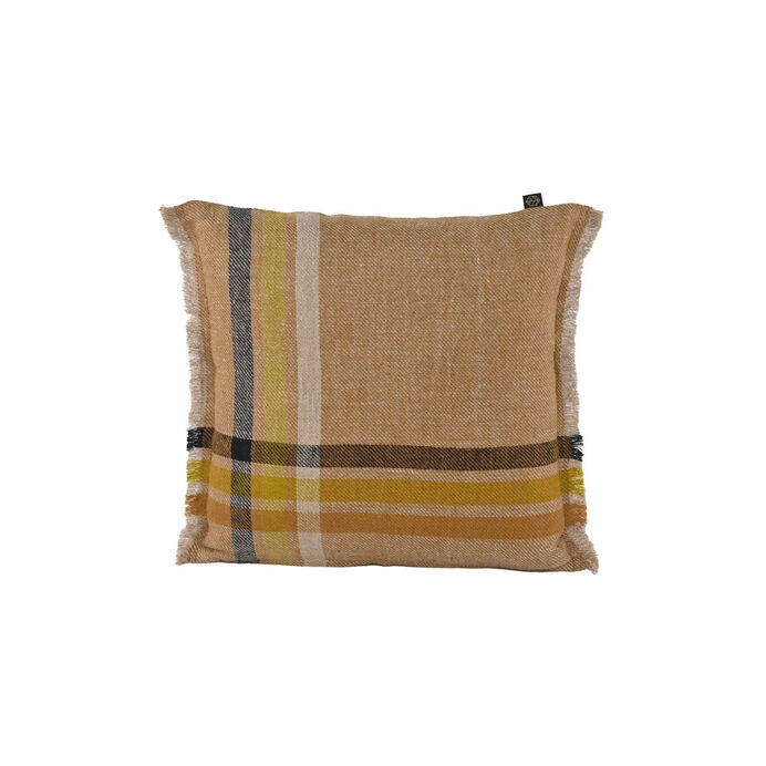 Harmony Textile - Haomy Housse de Coussin MALIBU en Lin Chiné