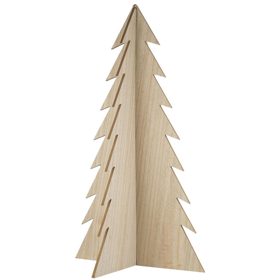 Sapin de Noël en bois à poser