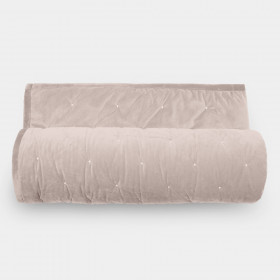Couvre Lit GIPSY en Velours Matelassé Doublé Microfibre - VENT DU SUD