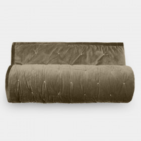 Couvre Lit GIPSY en Velours Matelassé Doublé Microfibre - VENT DU SUD
