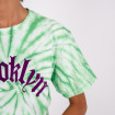 Tee-Shirt 80'S TARENTINO Brooklyn Tye and Dye Vert 