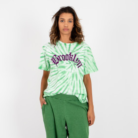 Tee-Shirt 80'S TARENTINO Brooklyn Tye and Dye Vert - BREWSTER