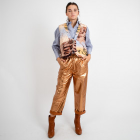 Pantalon Brillant YAEL Bronze - Hod Paris - Hiver 2023 