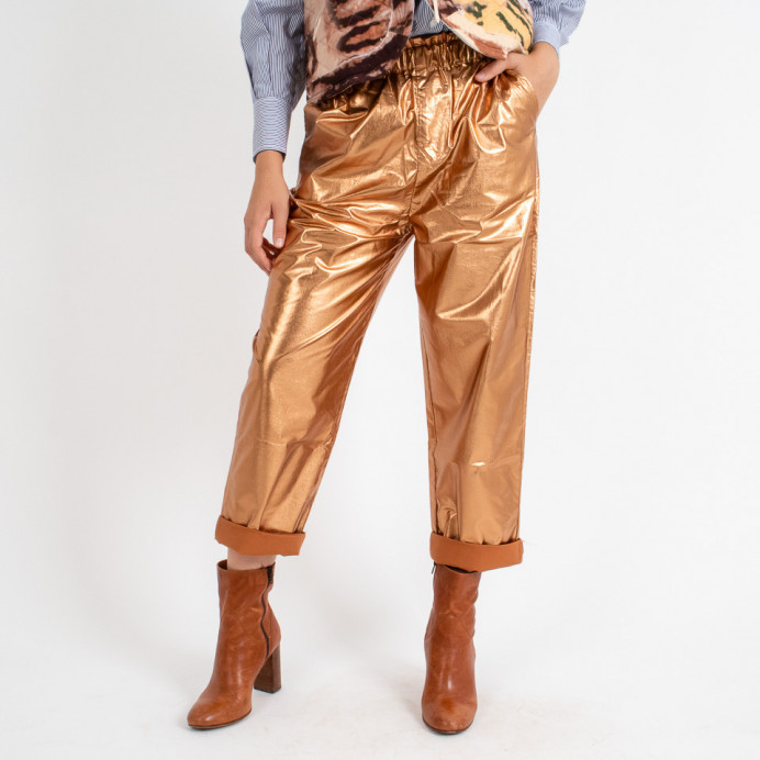 Pantalon Brillant YAEL Bronze HIVER 2023