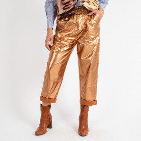 Pantalon Brillant YAEL Bronze - Hod Paris - Hiver 2023 