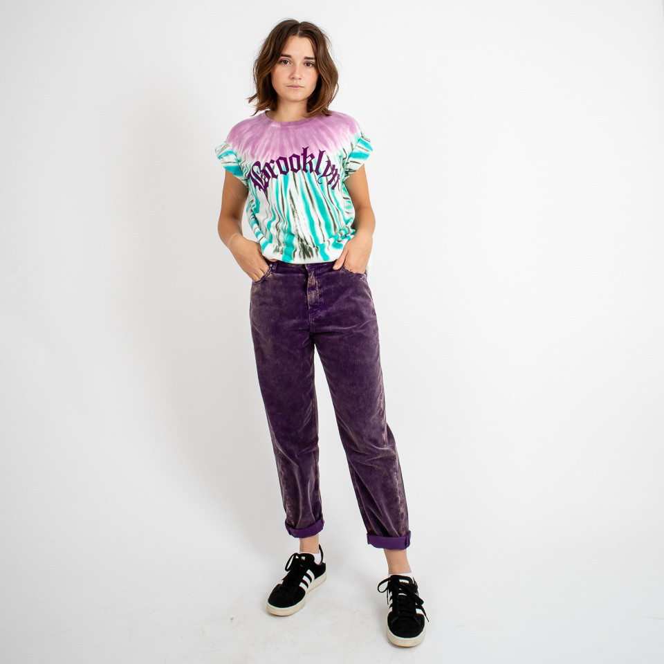 Tee-Shirt 80'S TARENTINO Brooklyn Tye and Dye Strawberry