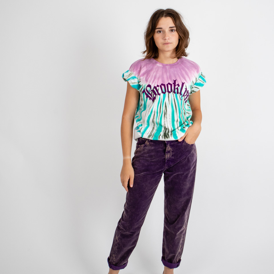 Tee-Shirt 80'S TARENTINO Brooklyn Tye and Dye Strawberry