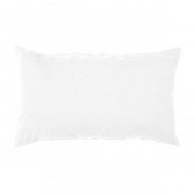 Taie VITI en Lin lavé - HARMONY HAOMY Couleur:Blanc Dimensions:50 x 70