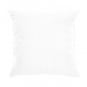 Taie VITI en Lin lavé - HARMONY HAOMY Couleur:Blanc Dimensions:65 x 65