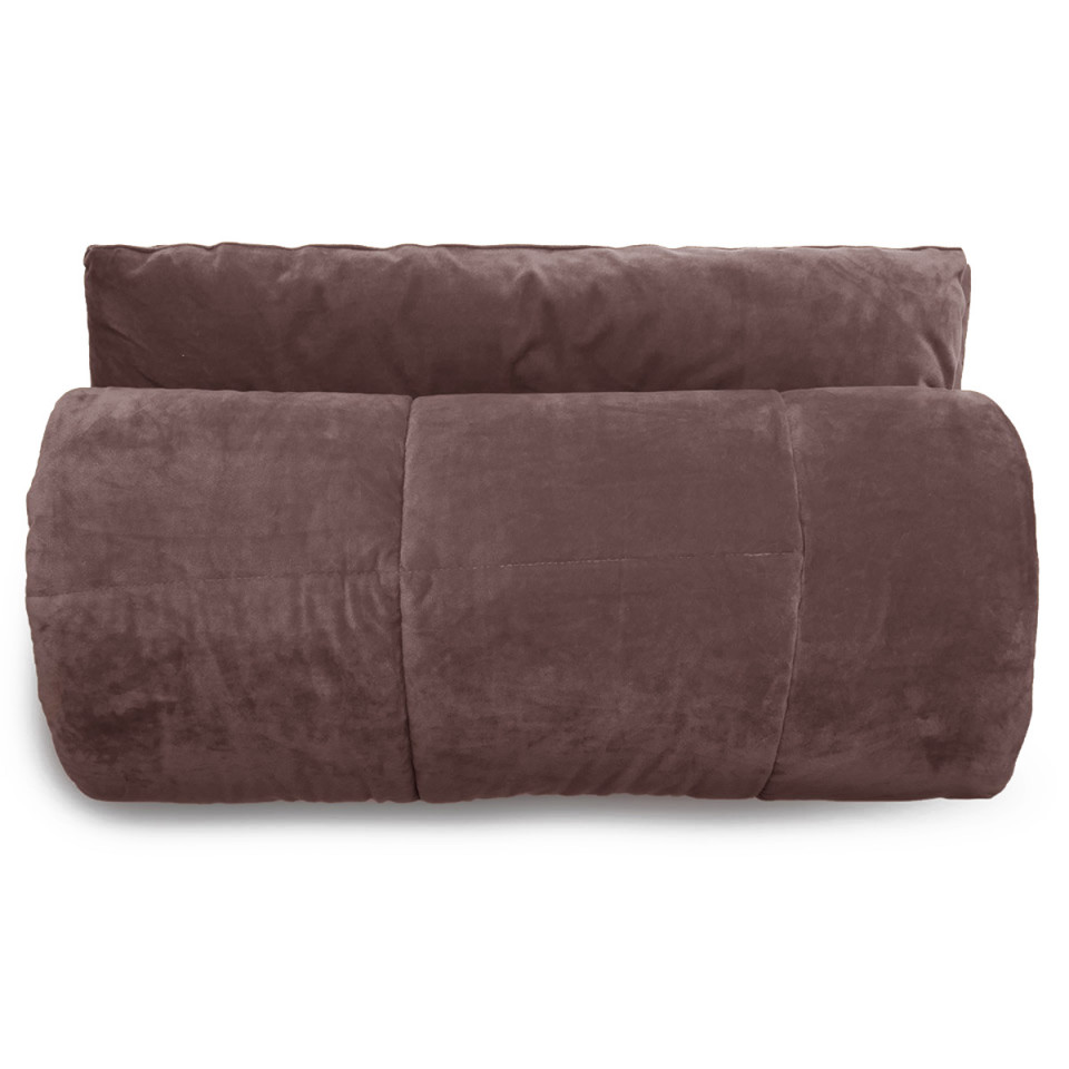 Edredon carré MOKI en Velours Matelassé - 150x150 - VENT DU SUD 