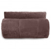 Edredon carré MOKI en Velours Matelassé - 150x150