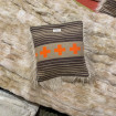SIDONY Pochette bi-face en fourrure VANILI 30X30