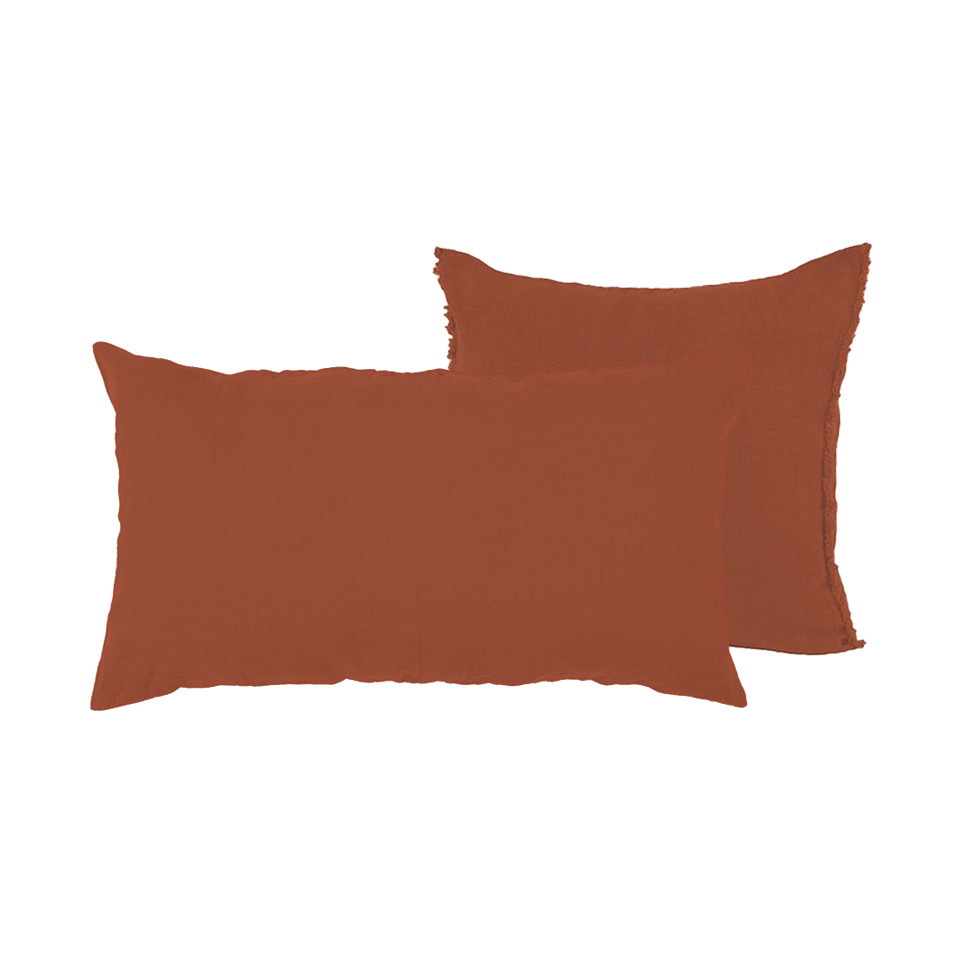 Housse de Coussin VITI en Lin Lavé