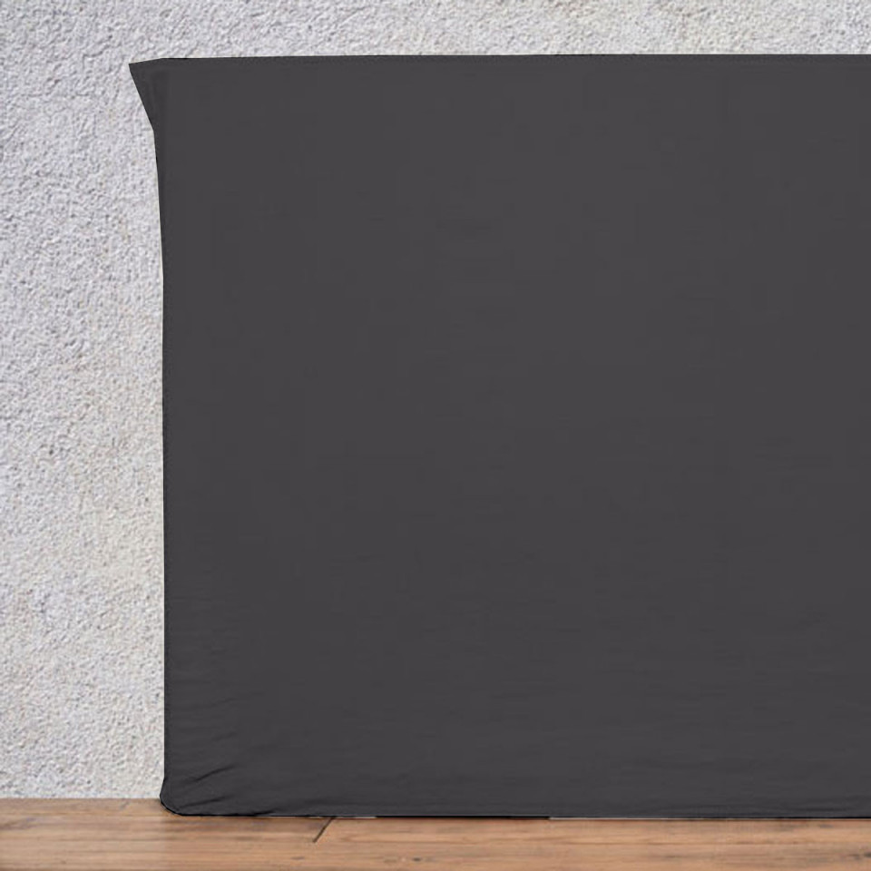 Housse de tête de lit en Lin VITI - Harmony Textile Haomy Couleur:Charbon Dimensions:150 x 126