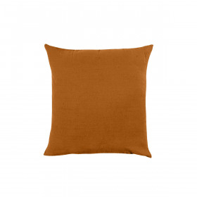 Housse de Coussin XXL PORTICCIO en Lin Lavé - HARMONY HAOMY Couleur:Daim Dimensions:80 x 80