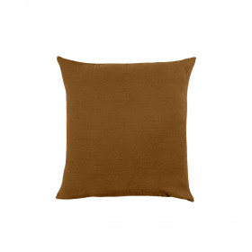 Housse de Coussin XXL PORTICCIO en Lin Lavé - HARMONY HAOMY Couleur:Gold Dimensions:80 x 80