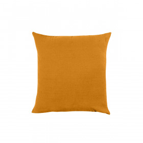 Housse de Coussin XXL PORTICCIO en Lin Lavé - HARMONY HAOMY Couleur:Daim Dimensions:80 x 80