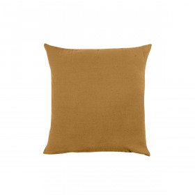 Housse de Coussin XXL PORTICCIO en Lin Lavé - HARMONY HAOMY Couleur:Gold Dimensions:80 x 80