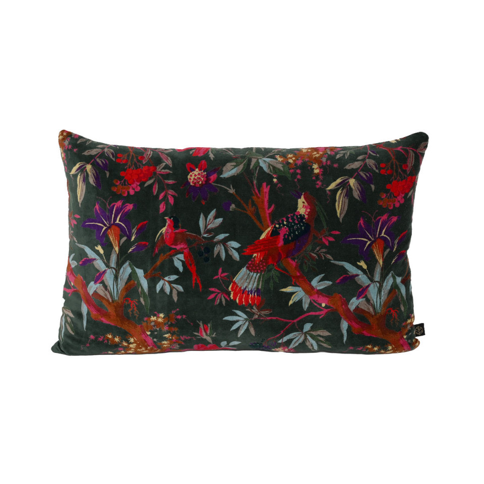 Housse de Coussin BIRDY en Velours - HARMONY HAOMY Couleur:Cèdre Dimensions:40 x 60