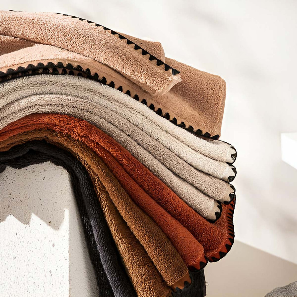 Serviette Eponge ISSEY en Coton - HARMONY HAOMY