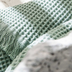 Serviette de Bain Éponge TIMOR 100% Coton Nid d'Abeille - HARMONY HAOMY