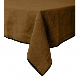 Nappe de Table Lin Lavé LURI - Finition Surjet - HARMONY HAOMY  