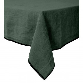 Nappe de Table Lin Lavé LURI - Finition Surjet - HARMONY HAOMY  