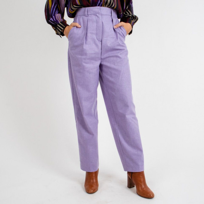 Hod Paris Pantalon large RIVAL Purple HIVER 2023
