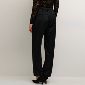 Cocamia Pantalon Satiné Noir