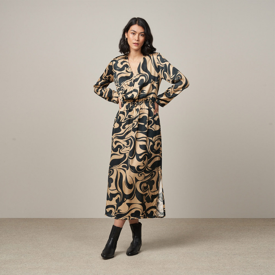 Robe Cache Coeur ROSAL Navy