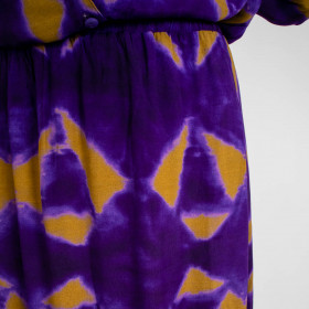 Jupe longue LIVIA Geo Tye Dye Purple HIVER 2023