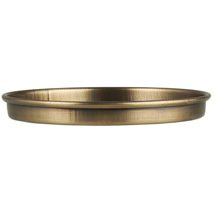 Ib Laursen Plateau pour bougie doré Ø: 10,8cm