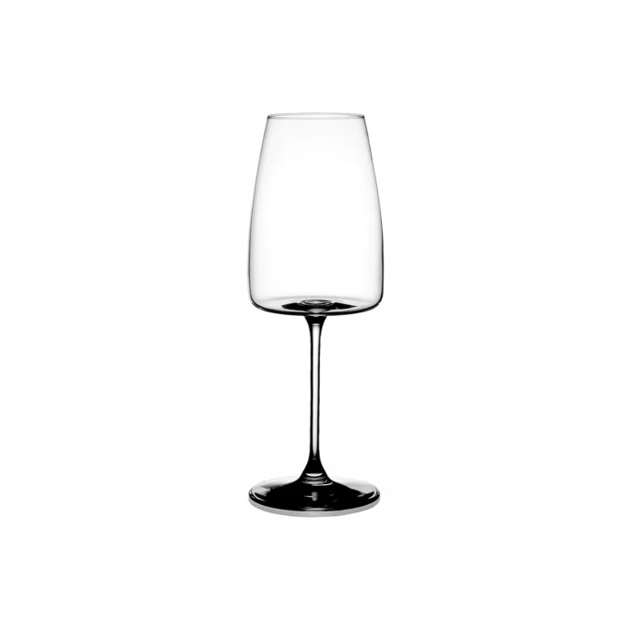 Pomax Verre à Vin Blanc sur Pied Cristallin MARGAUX - Diam 7,9XH 22cm