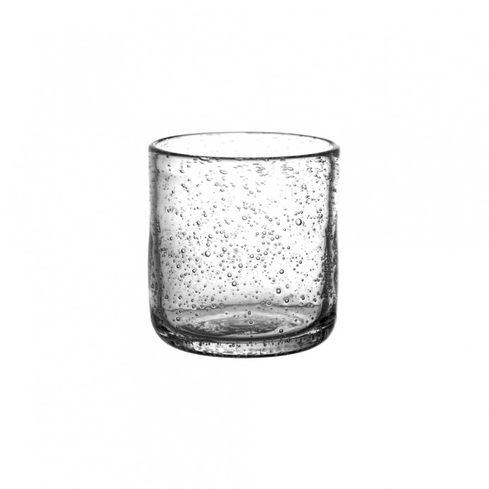 Gobelet en Verre VICO Transparent - Diam 8 x H 8,2 cm - POMAX