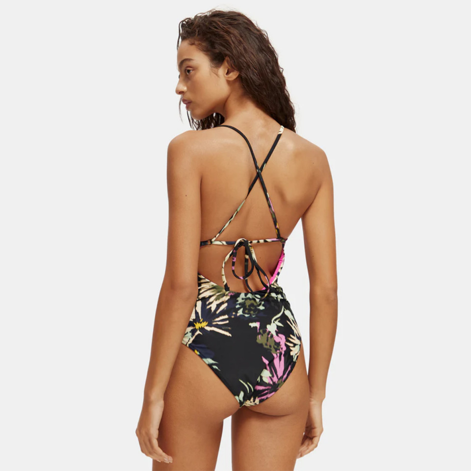 Printed bathing suit Aster Black  