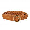 Braided leather belt Biscotti  