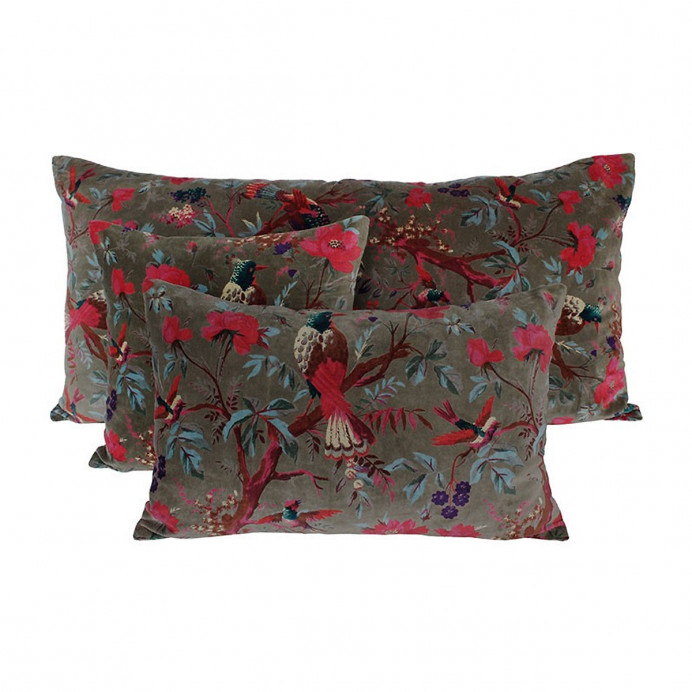 Harmony Textile - Haomy Housse de Coussin BIRDY en Velours