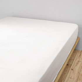 Drap housse Gaze de Coton Unie GAÏA