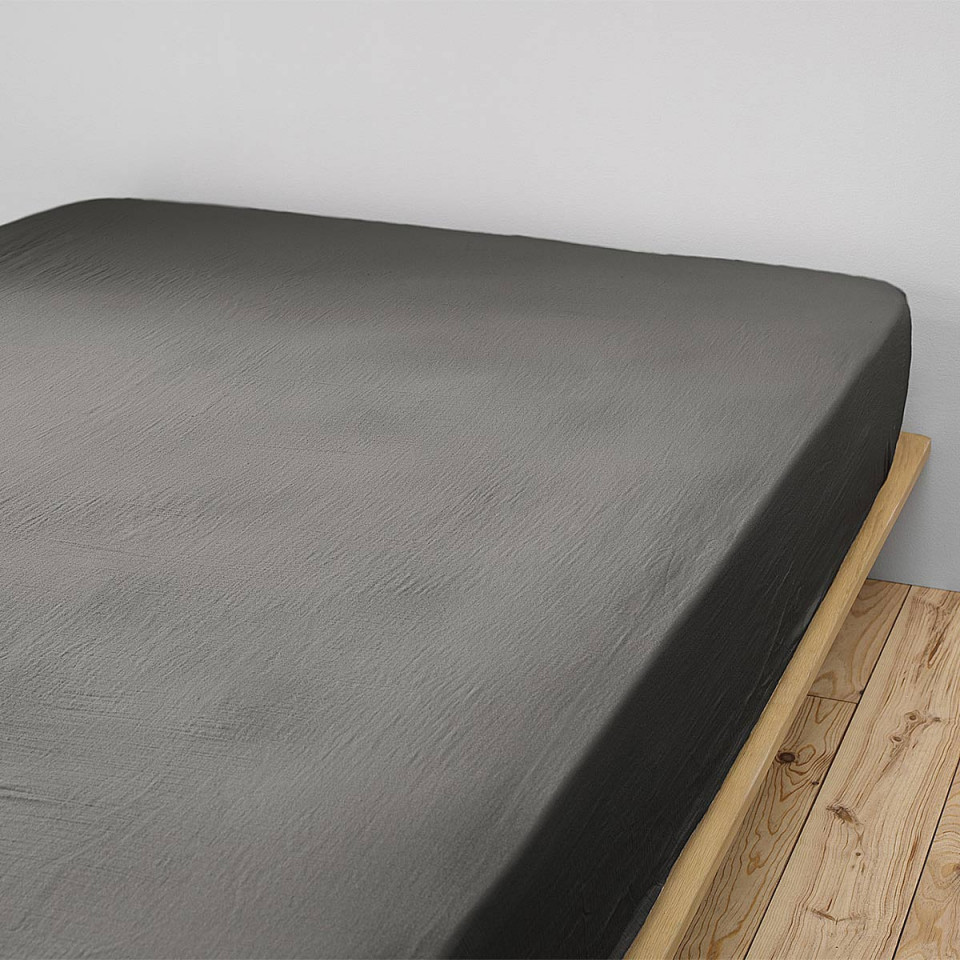 Drap housse Gaze de Coton Unie GAÏA
