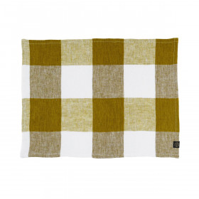 Serviettes de Table PALMA en Lin Lavé Tissé - HARMONY HAOMY