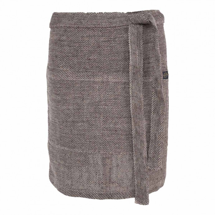Harmony Textile - Haomy Tablier de Cuisine CUBA en Lin Lavé - 80X45