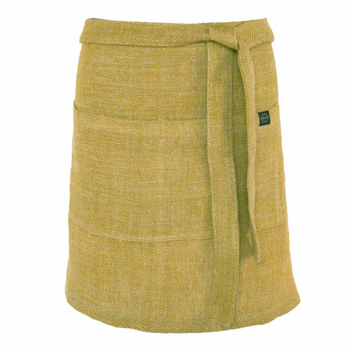 Harmony Textile - Haomy Tablier de Cuisine CUBA en Lin Lavé - 80X45