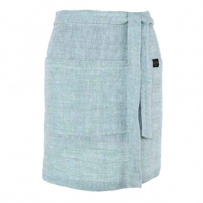 Harmony Textile - Haomy Tablier de Cuisine CUBA en Lin Lavé - 80X45