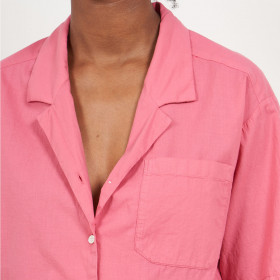 Chemise manches courtes en voile de coton Charlie 