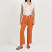 Pantalon en gaze de coton Poma 