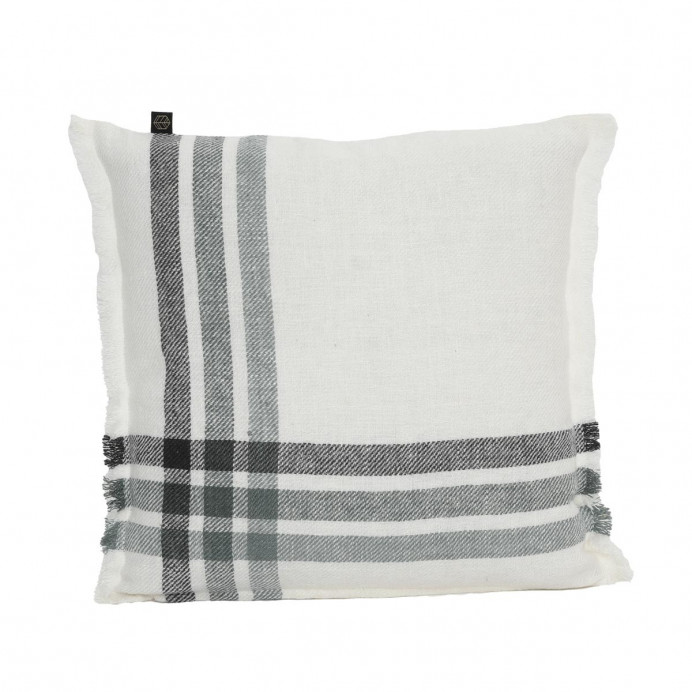 Harmony Textile - Haomy Housse de Coussin PAROS en Lin Brodé