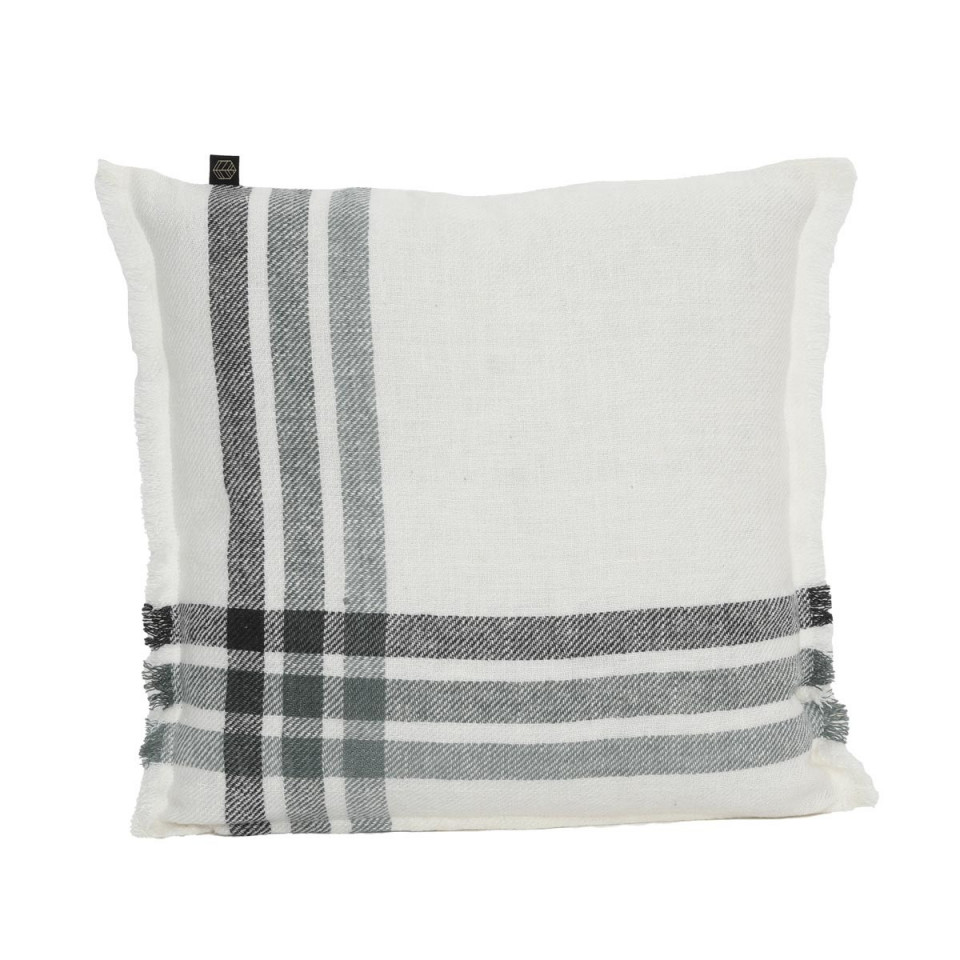 Housse de Coussin PAROS en Lin Brodé - HARMONY HAOMY 