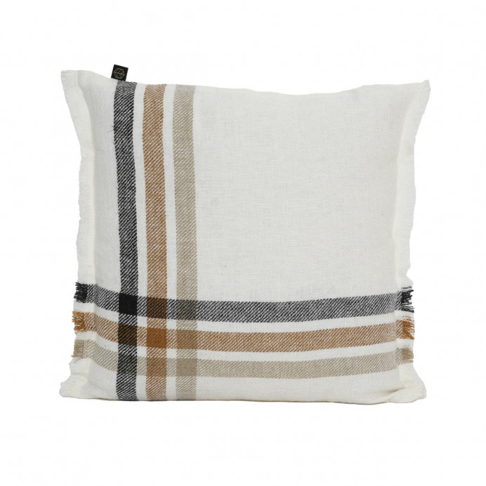 Harmony Textile - Haomy Housse de Coussin PAROS en Lin Brodé